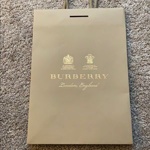 Burberry shopping bag